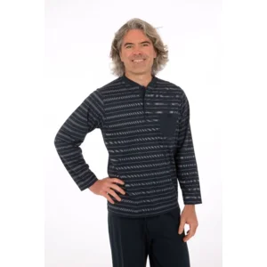 Perlina heren pyjama: Adam blauw, tot maat 6XL ( LINA.110 )