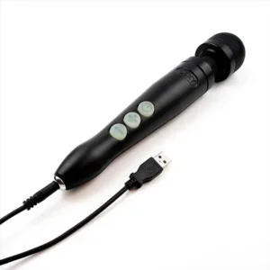 Doxy Die Cast 3R Oplaadbare Wand Massager Mat Zwart