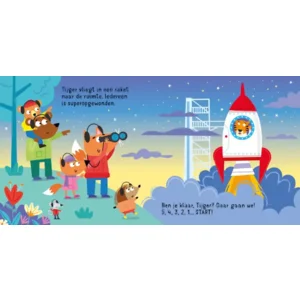 Boek - Meevliegen in een raket!  - Met geluid