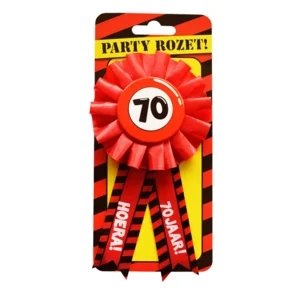 Rozet - 70 jaar - Verkeersbord