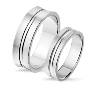 Tresor Zilveren ringen vvor hem en haar R 5126 / R 7126