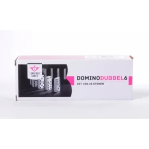 Spel - Domino dubbel 6 - Groot - 28dlg.