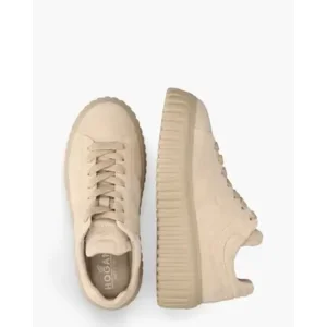 Hogan H-stripes kartelzool Beige Damessneakers