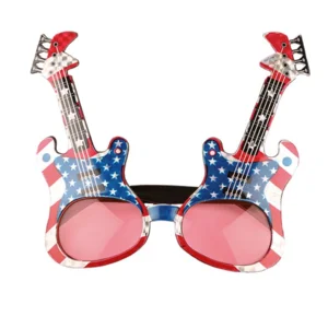 Amerikaanse rockgitaar bril voor volwassenen