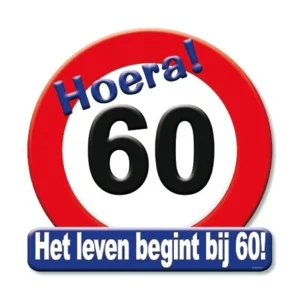 Huldebord - 60 Jaar