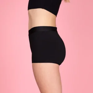 Moi et Marie Nikki menstruatie dagboxershort in zwart