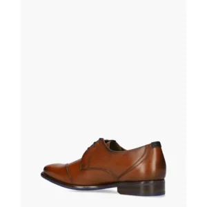 Floris Van Bommel De Stijler 07.00 Cognac Heren Veterschoenen