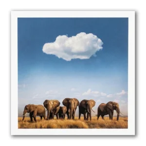 Kaart - Paperclip - Call of the wild - Olifanten - VB0.0015