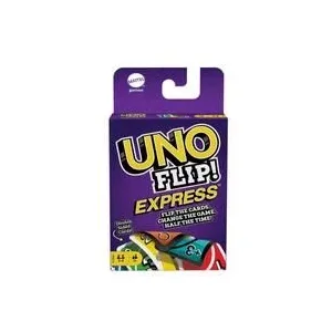 UNO Flip Express - double sided cards - change the game - dubbelzijdige kaarten - Mattel