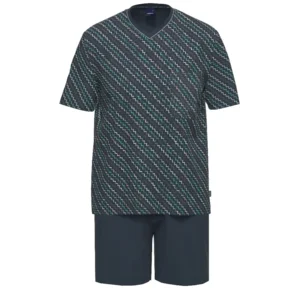 Ammann Heren Pyjama: Korte mouw, short; tot 3XL ( AMM.541 )