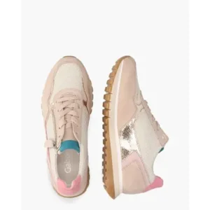 Gabor 66.378.63 Beige/Multicolor Damessneakers