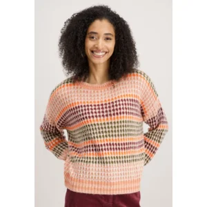 Signe Nature Pull: Los gebreid, strepen ( Signe.1321 )