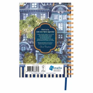 Agenda - Studio Pompidom - Spiraal - Blauw - 2027 - 20x25cm