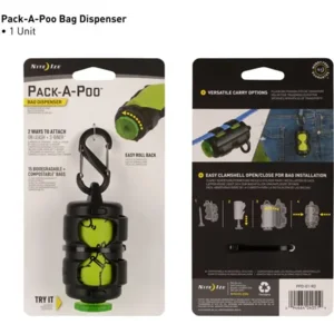 Nite Ize Pack-A-Poo Bag Dispenser Poepzakjeshouder voor aan de leiband van je Hond PPD-01-R3