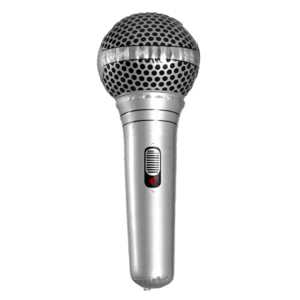 Opblaasbare microfoon 25 cm - Perfect feestaccessoire voor feest en plezier