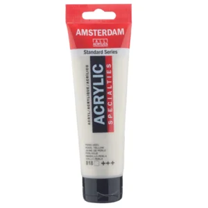 Acrylverf - 818 - Parel geel - Amsterdam - 120ml