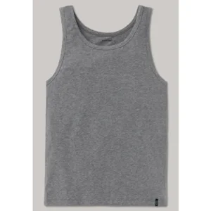 Schiesser 95/5 Shirt 0/0 Singlet - 205428 - Grey Melange