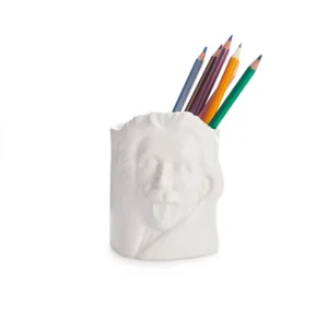 Balvi Pennenbakje Einstein Wit Keramiek
