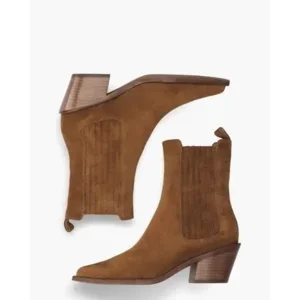 Lola Cruz Aurel Cognac Dames Enkelboots