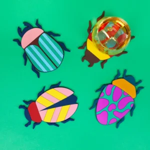 Balvi Onderzetters Kevers The Beetles x4