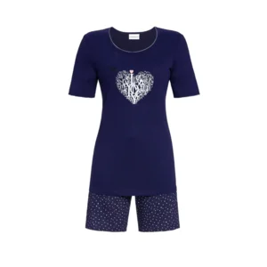 Ringella – Heart Print – Pyjama – 2211310 – Night Blue