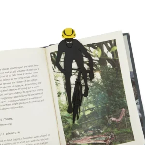 Balvi Bladwijzer Boekenlegger Fietser Zwart Geel