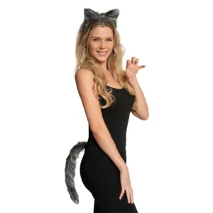 Dierenset - Wolf - Hoofdband & staart