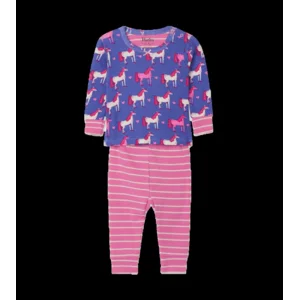 Hatley Meisjes 2-delige Baby Pyjamaset Hearts And Horses
