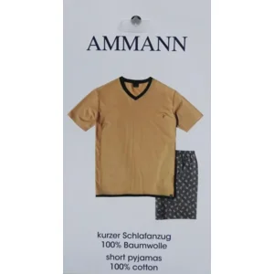 Ammann Heren Pyjama Scorpion: V hals 100% Katoen (AMM.39.95)