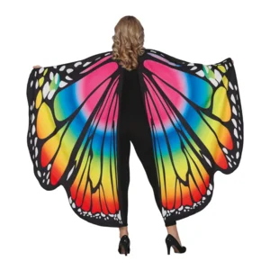 Cape - Vlinder vleugels - Voor volwassenen - 160x130cm
