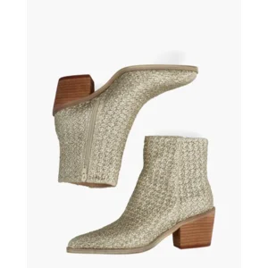 Di Lauro Damita Goud Dames Enkelboots