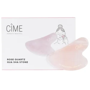 Cime Rozenkwarts Gua Sha Steen in doosje