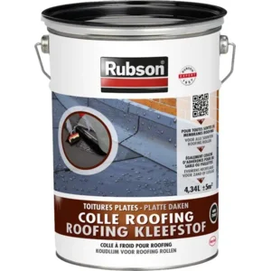 Rubson Roofing Kleefstof Dakcoating en Gootcoating - 4.34 Liter