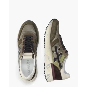 Premiata Mick 7717 Groen/Multi Herensneakers