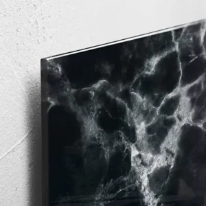Sigel magnetisch glasbord marmer zwart 48x48 cm