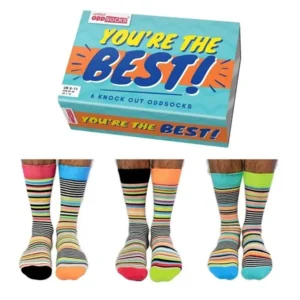 Odd Socks Herensokken You're The Best Multipack Mismatched 39-42 Cadeaudoos