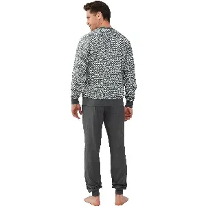 Pastunette Heren Pyjama: Groen, 100% Katoen ( PAS.79 )