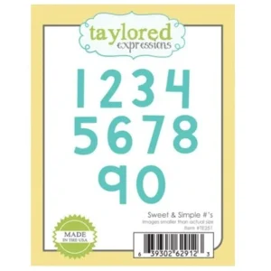 Taylored Expressions die Sweet & Simple numbers