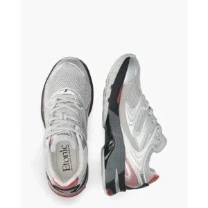 Etonic Evolution Zilver/Rood Damessneakers