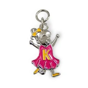 Bedeltje - K - Meisje - Charms for you