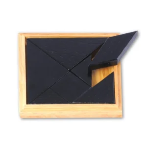 Spel - Tangram - Hout - 13x13cm