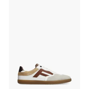 Floris Van Bommel De Zaler 04.05 Wit/Bruin Herensneakers