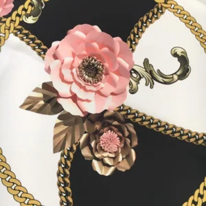 Ocean Couture scarf-pareo 3D bloemenprint