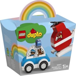 LEGO® 10957 DUPLO® Brandweerhelikopter en politiewagen