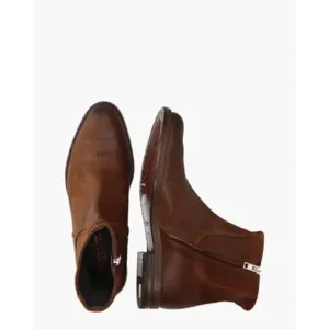 Sassetti 412 Bruin/Cognac Heren Enkelboots