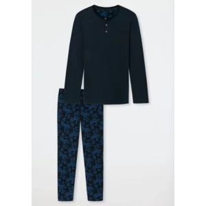 Schiesser – Fine Interlock – Pyjama – 177438 – Dark Blue