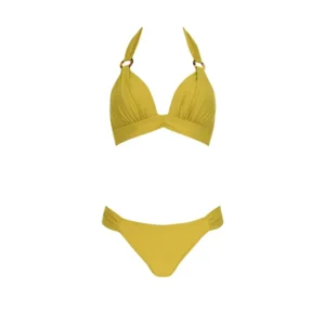 Sunflair Bikini: Haltermodel, Olijf groen, voorgevormd  sunf.170