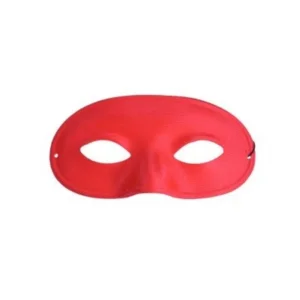 Oogmasker - Domino - Rood