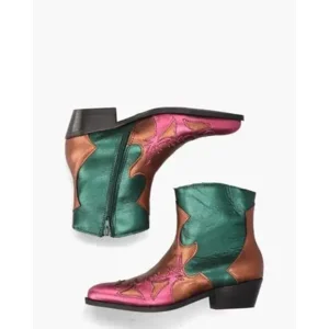 Dwrs Monkey Multicolor Dames Enkelboots