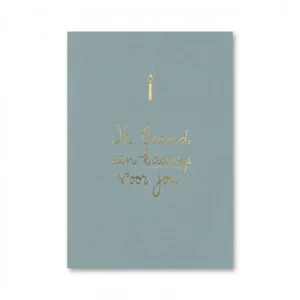 Kaart - Words up - Ik brand een kaarsje voor jou - GBE.0030